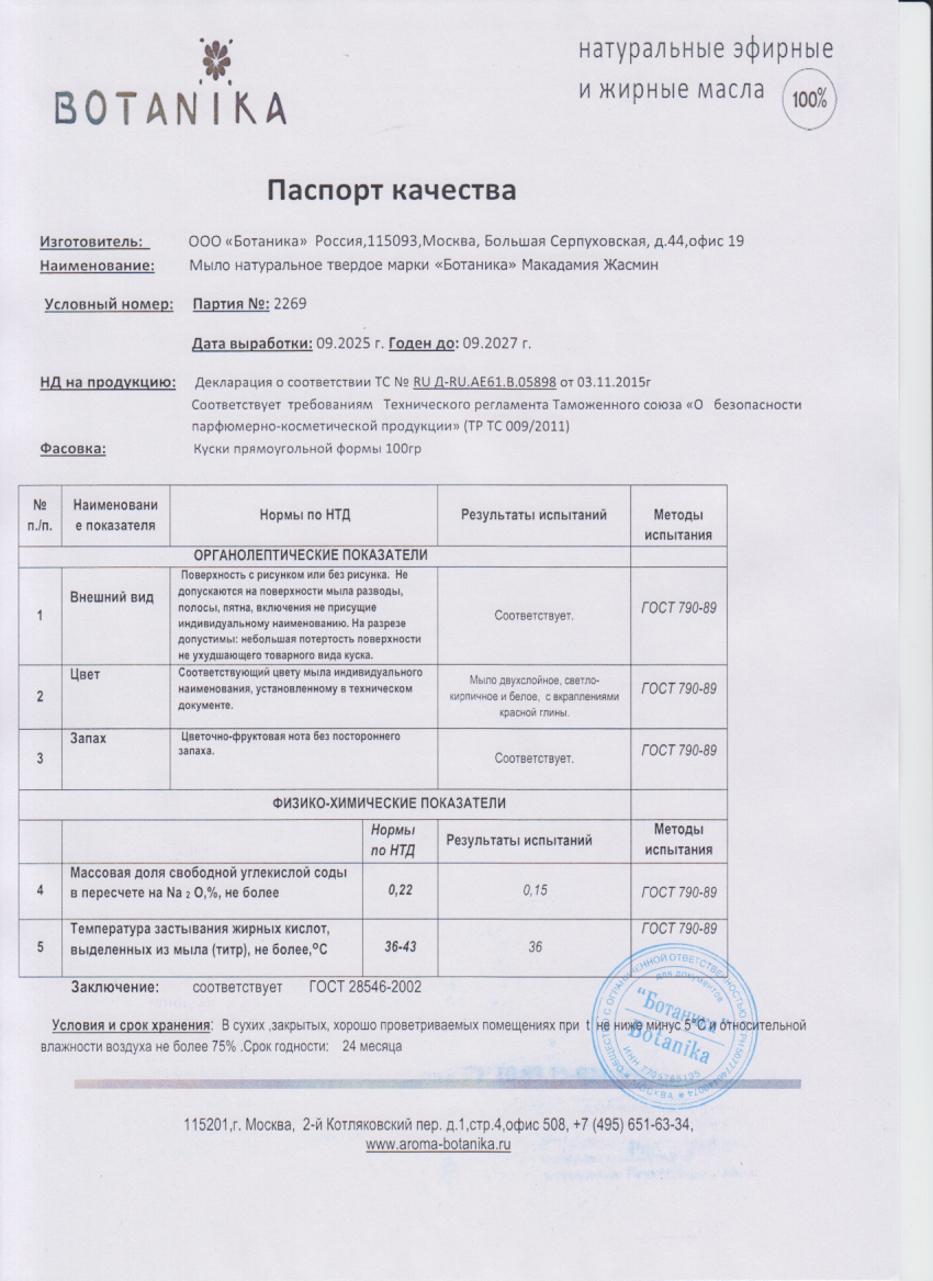 Паспорт №092025